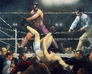 George Wesley Bellows Dempsey and Firpo oil on canvas